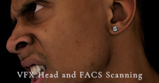 VFX Head and FACS Scanning